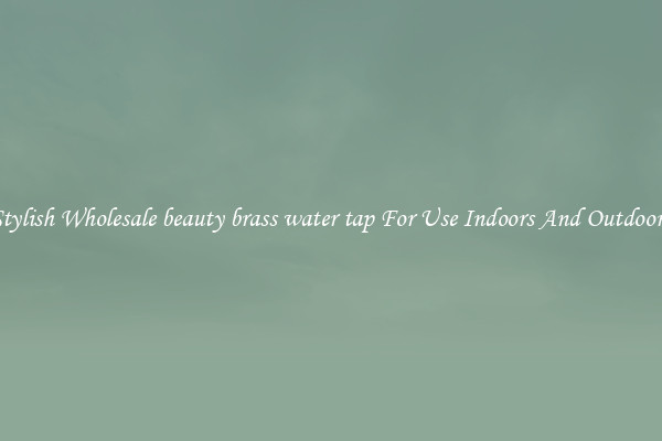 Stylish Wholesale beauty brass water tap For Use Indoors And Outdoors