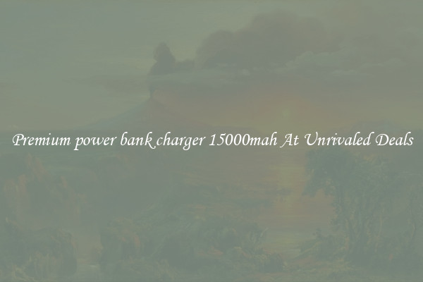 Premium power bank charger 15000mah At Unrivaled Deals