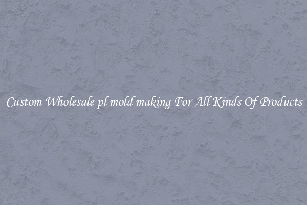 Custom Wholesale pl mold making For All Kinds Of Products