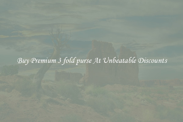 Buy Premium 3 fold purse At Unbeatable Discounts
