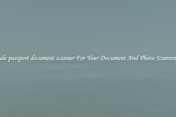 Wholesale passport document scanner For Your Document And Photo Scanning Needs