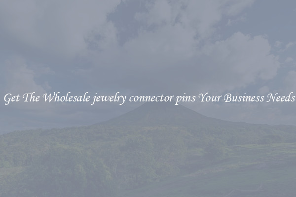 Get The Wholesale jewelry connector pins Your Business Needs