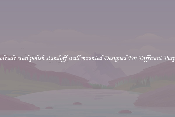 Wholesale steel polish standoff wall mounted Designed For Different Purposes