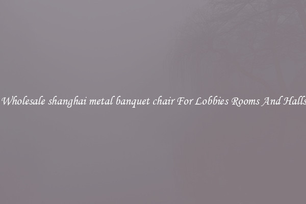 Wholesale shanghai metal banquet chair For Lobbies Rooms And Halls