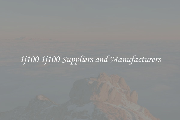 1j100 1j100 Suppliers and Manufacturers