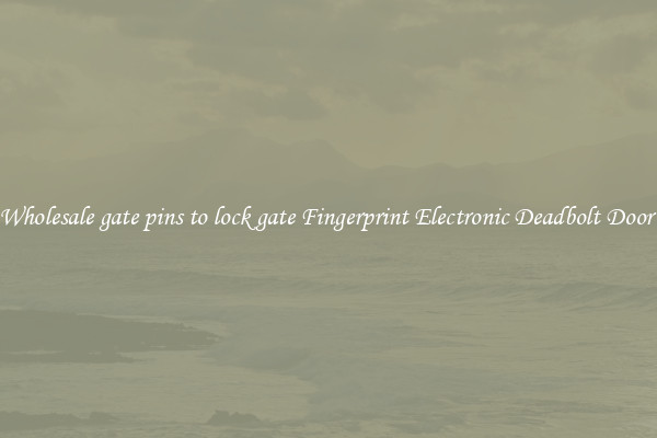 Wholesale gate pins to lock gate Fingerprint Electronic Deadbolt Door 