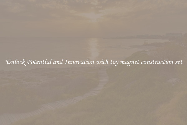 Unlock Potential and Innovation with toy magnet construction set