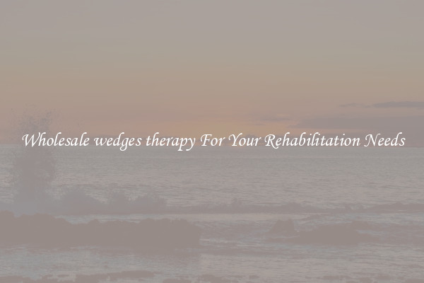 Wholesale wedges therapy For Your Rehabilitation Needs