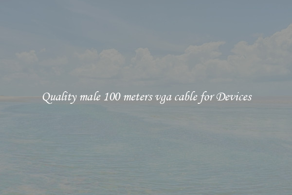 Quality male 100 meters vga cable for Devices