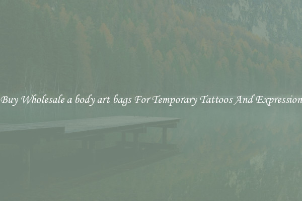 Buy Wholesale a body art bags For Temporary Tattoos And Expression