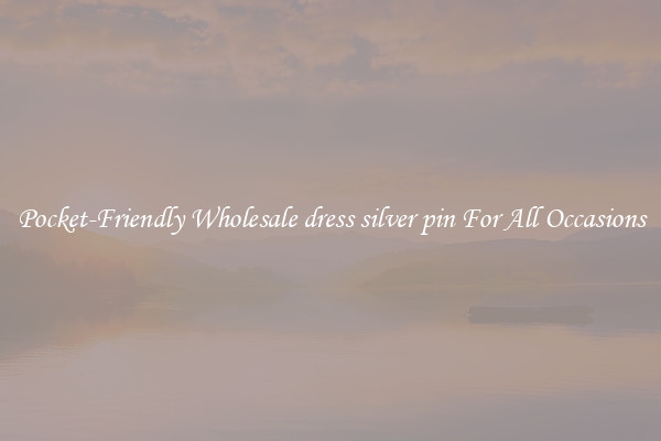 Pocket-Friendly Wholesale dress silver pin For All Occasions