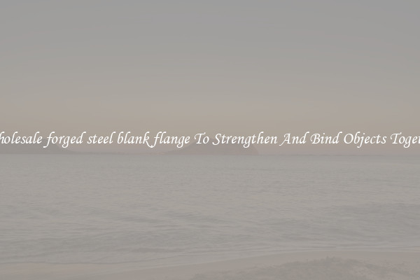 Wholesale forged steel blank flange To Strengthen And Bind Objects Together