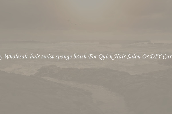 Buy Wholesale hair twist sponge brush For Quick Hair Salon Or DIY Curling