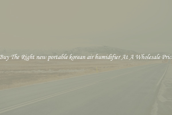 Buy The Right new portable korean air humidifier At A Wholesale Price